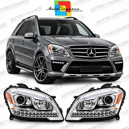 💕ART.10617 FARI  ANTERIORI ADATTO PER MERCEDES W164 ML M-KLASA 09-11💕