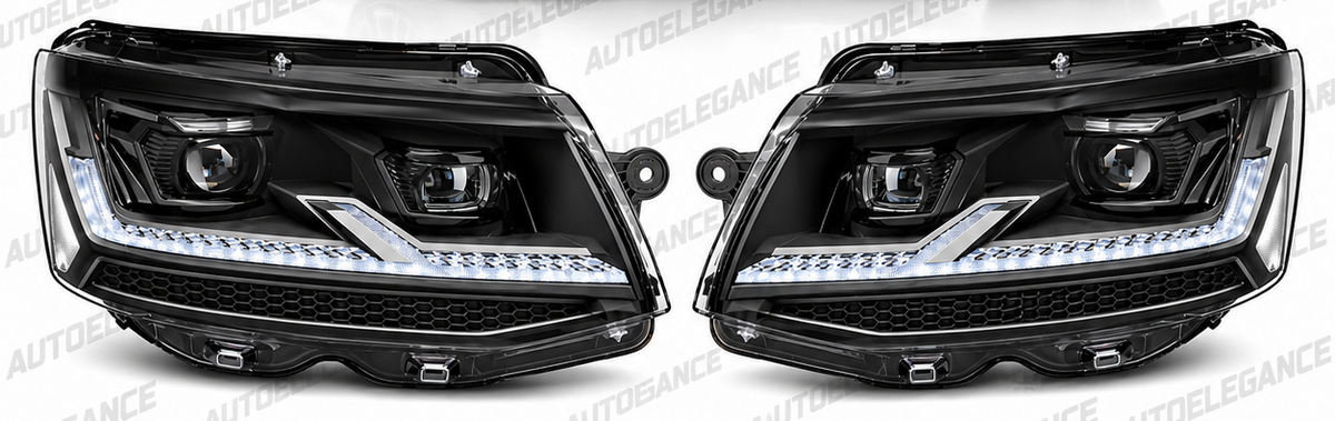 ART.10751 FARI ANTERIORI ADATTO  PER VW T6 15-19 NERO