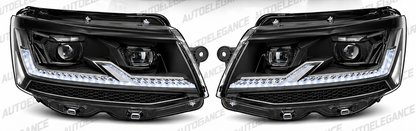 ART.10751 FARI ANTERIORI ADATTO  PER VW T6 15-19 NERO