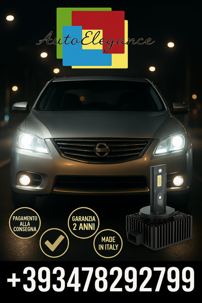 COPPIA LAMPADE D2S LED DA XENON A LED PER  Nissan Maxima VI