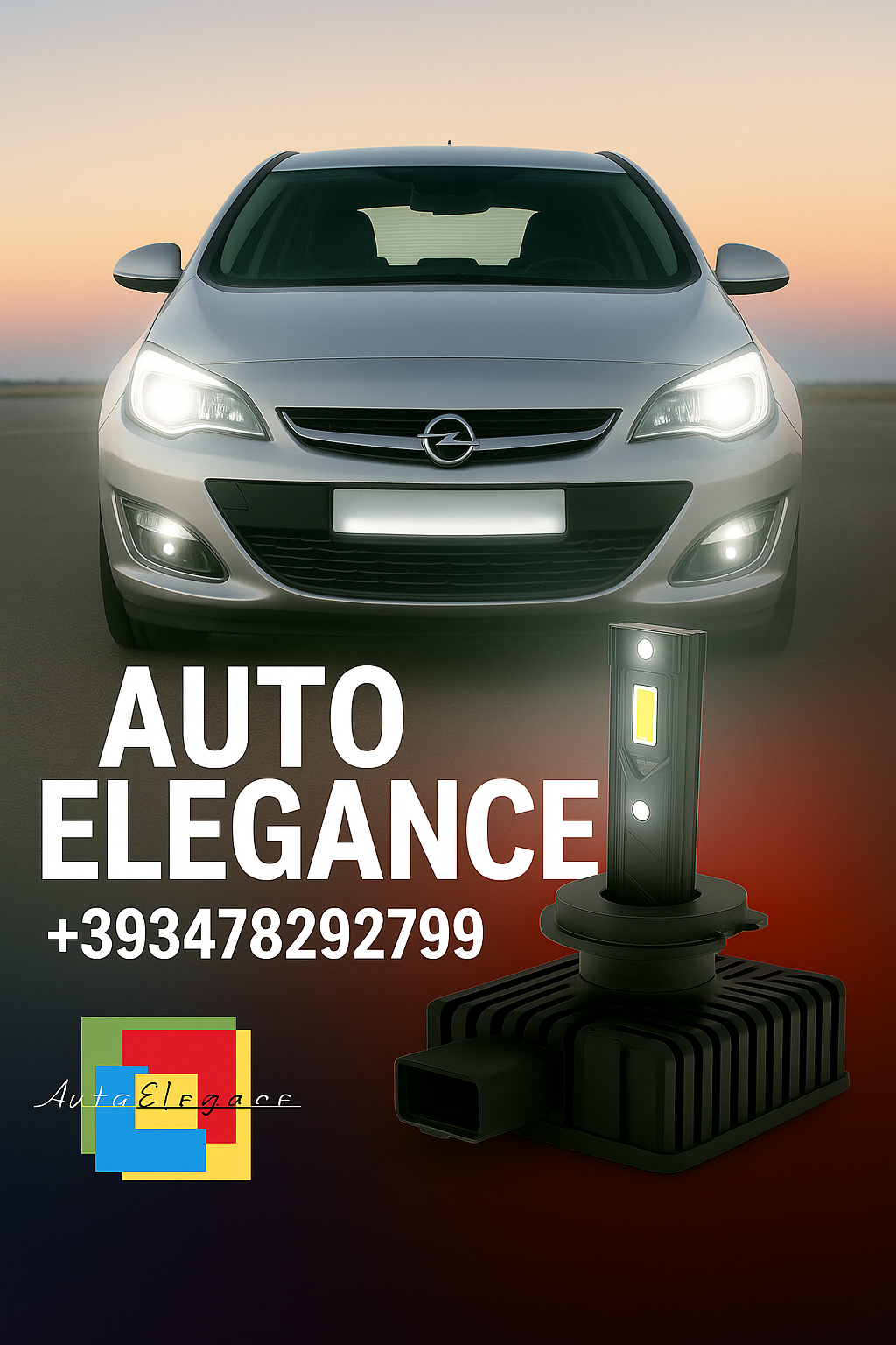 COPPIA LAMPADE D2S LED DA XENON A LED PER  Opel Astra H