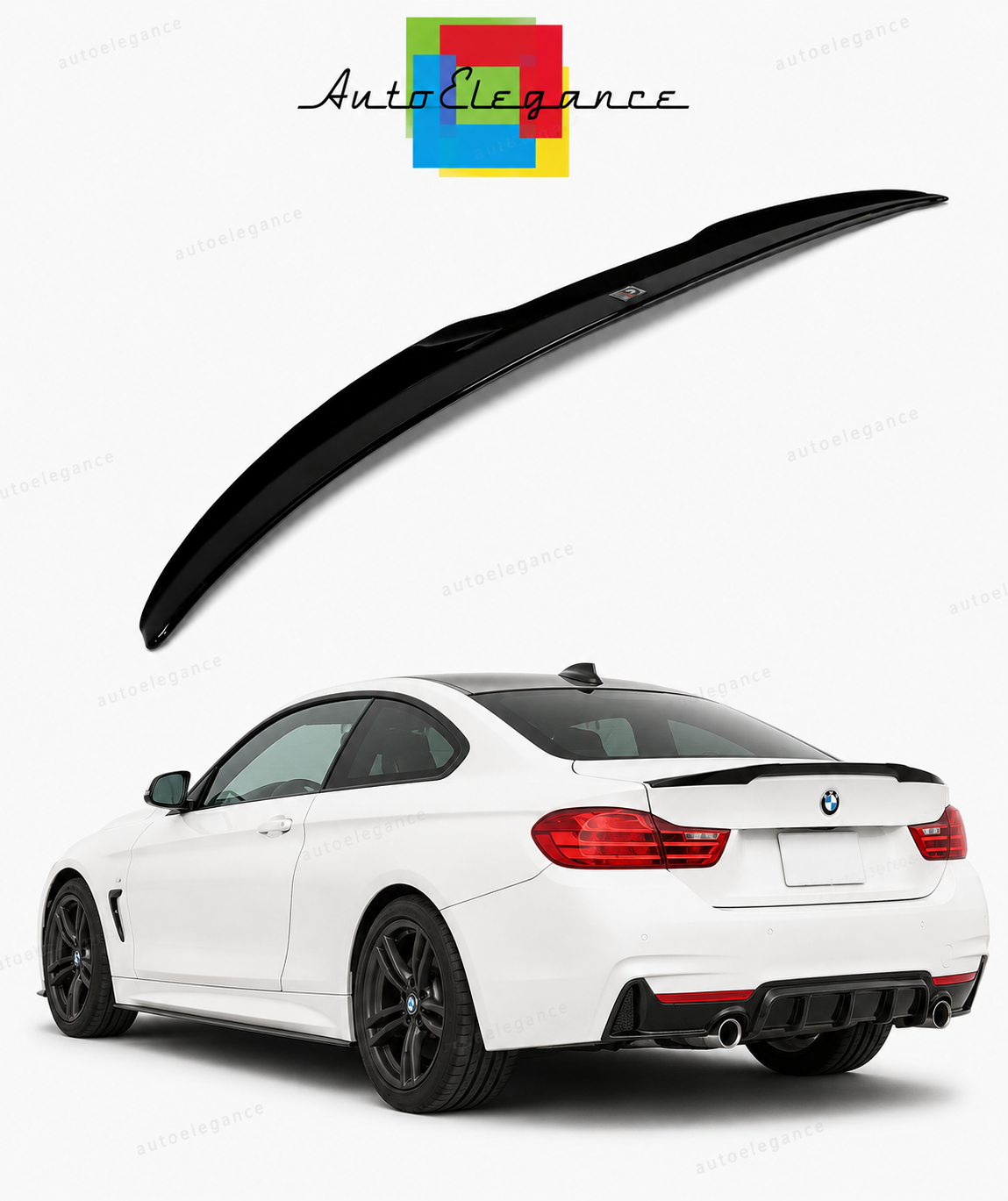 💕 Spoiler   adatto per  BMW 4 F32 M-Performance nero  lucido 💕