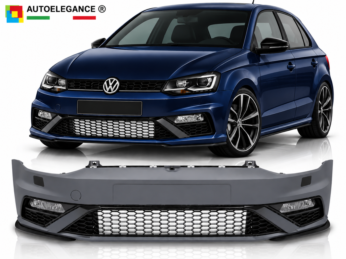PARAURTI ANTERIORE STILE SPORTIVO ADATTO PER VW POLO 6R 09-17