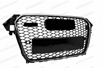 💫ART.0624 GRIGLIA ANTERIORE AUDI A4 B8 12-15 AVANT BERLINA RS4 CROMATO💫