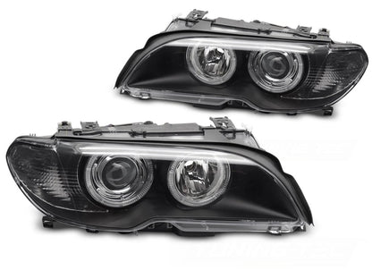 FARI ALLO XENO ANGEL EYES BLACK adatto a BMW E46 03-06 COUPE CABRIO