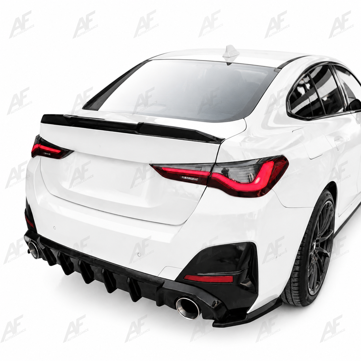💕ART.9919 Flap posteriori BMW 4 G26 2020+ Nero lucido 💕
