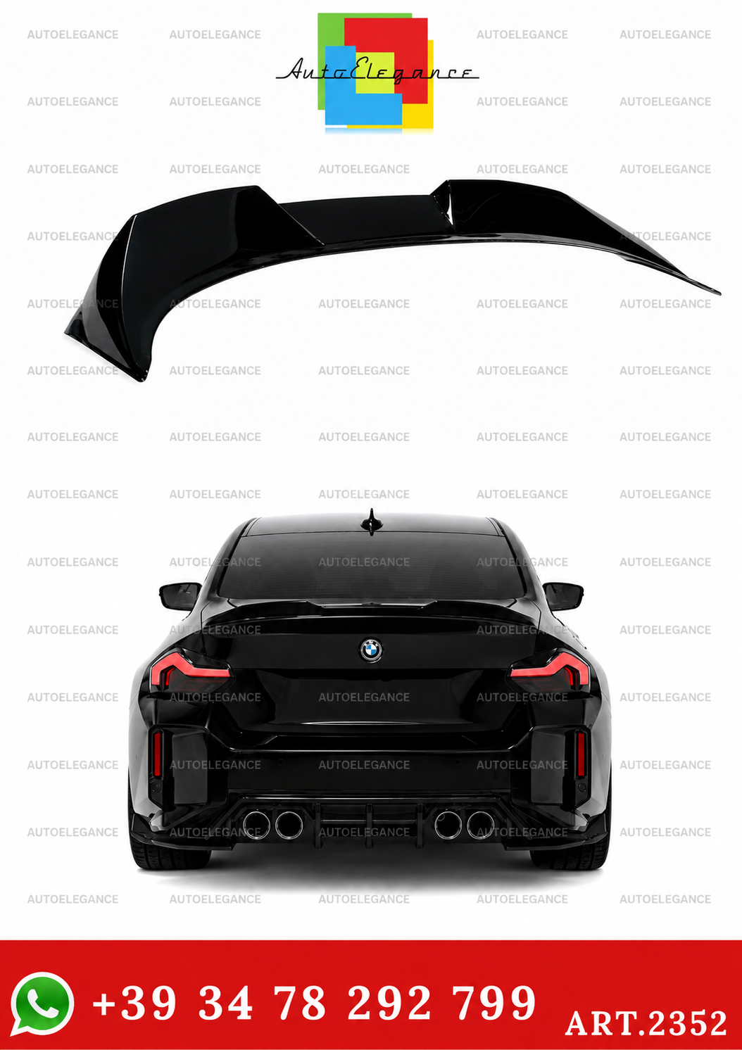 💕ART.2352  SPOILER BMW M2 G87 2023+ 💕