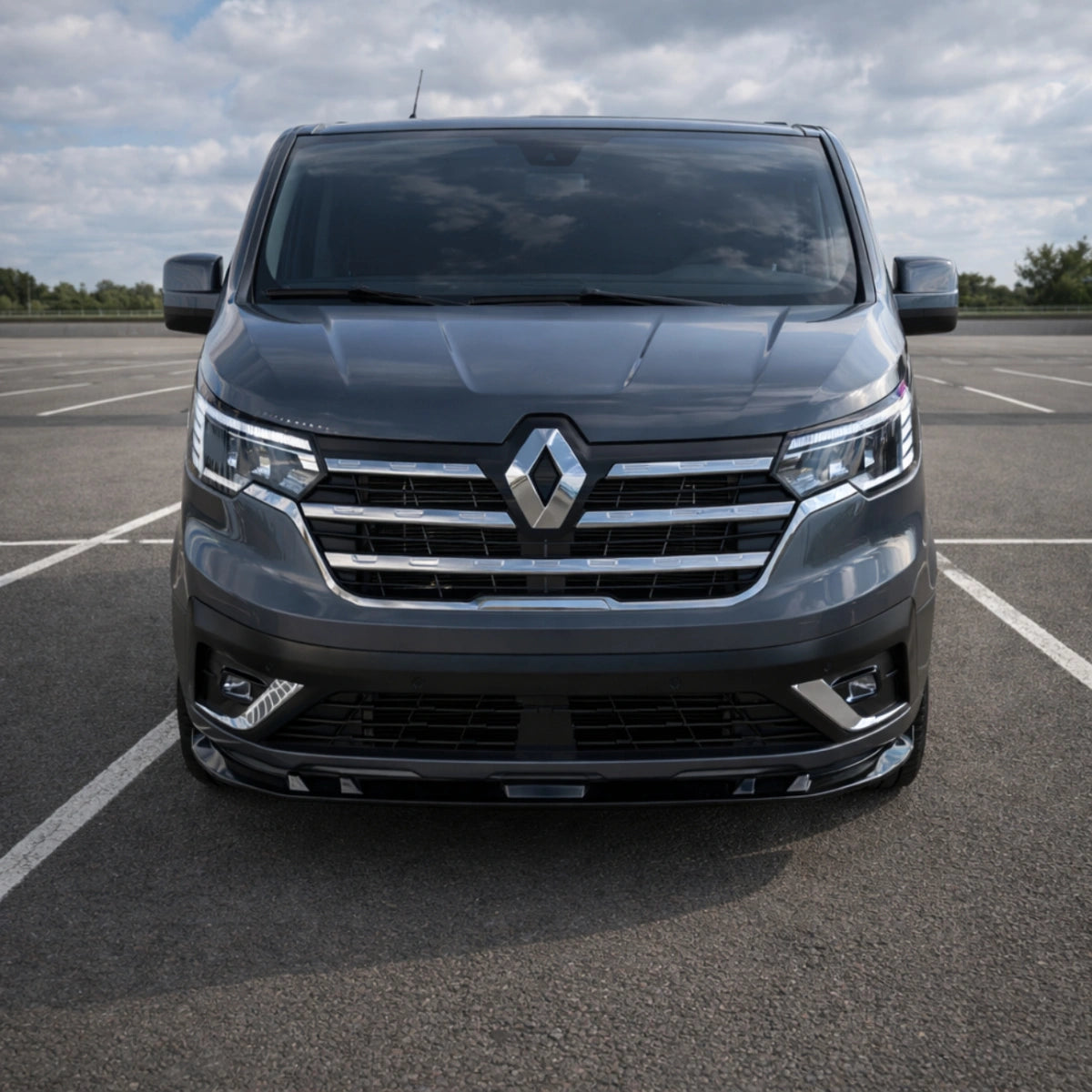 🔥ART.7680 SPLITTER ANTERIORE ADATTO PER RENAULT TRAFIC (2023+)🔥