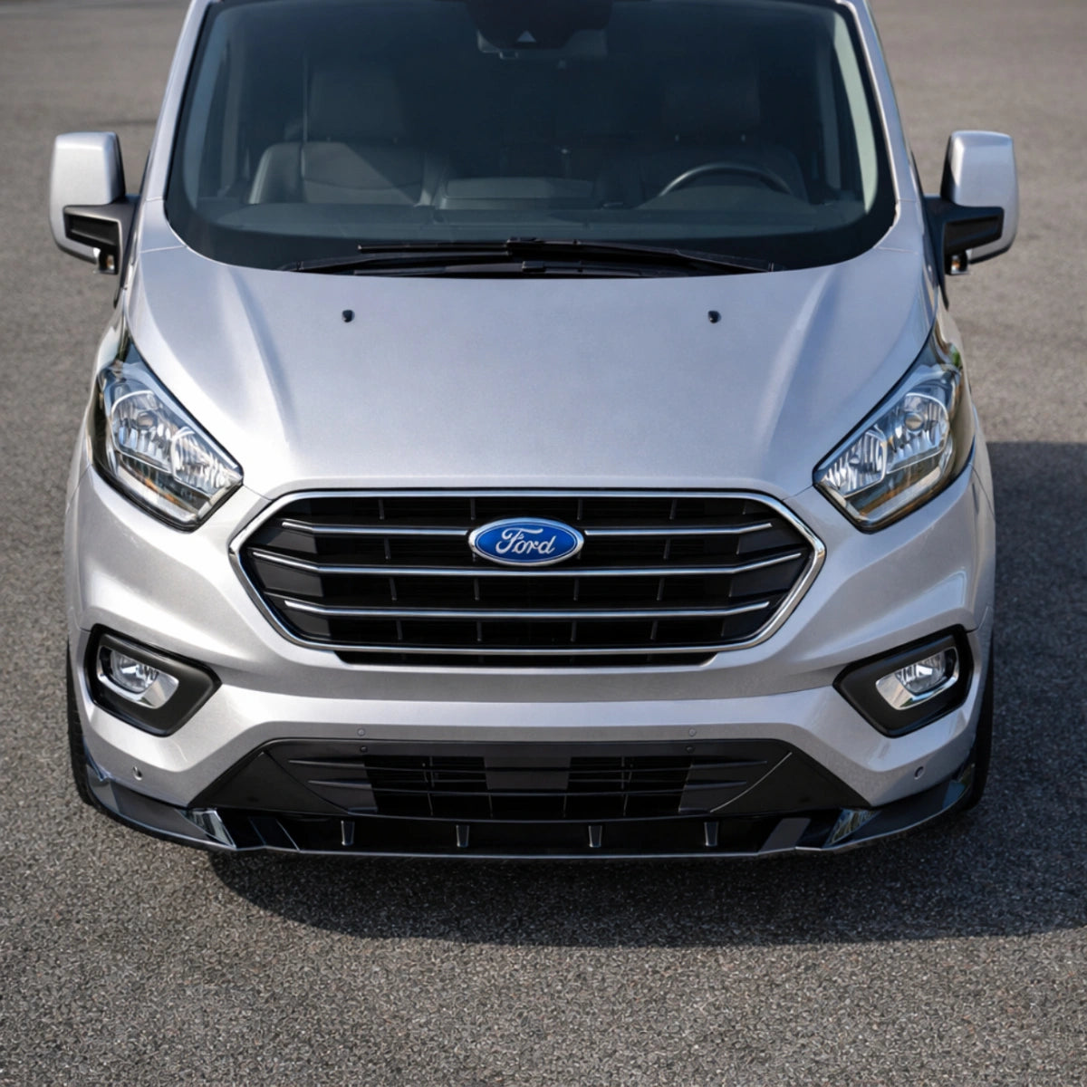 🔥ART.7682 SPLITTER ANTERIORE ADATTO PER  FORD TRANSIT Mk9 (2020+)🔥