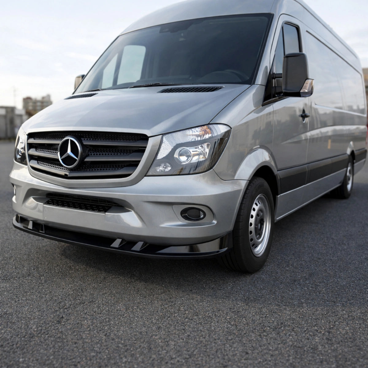 🔥ART.7684 SPLITTER ANTERIORE ADATTO PER MERCEDES SPRINTER W906 (2014-2018)🔥