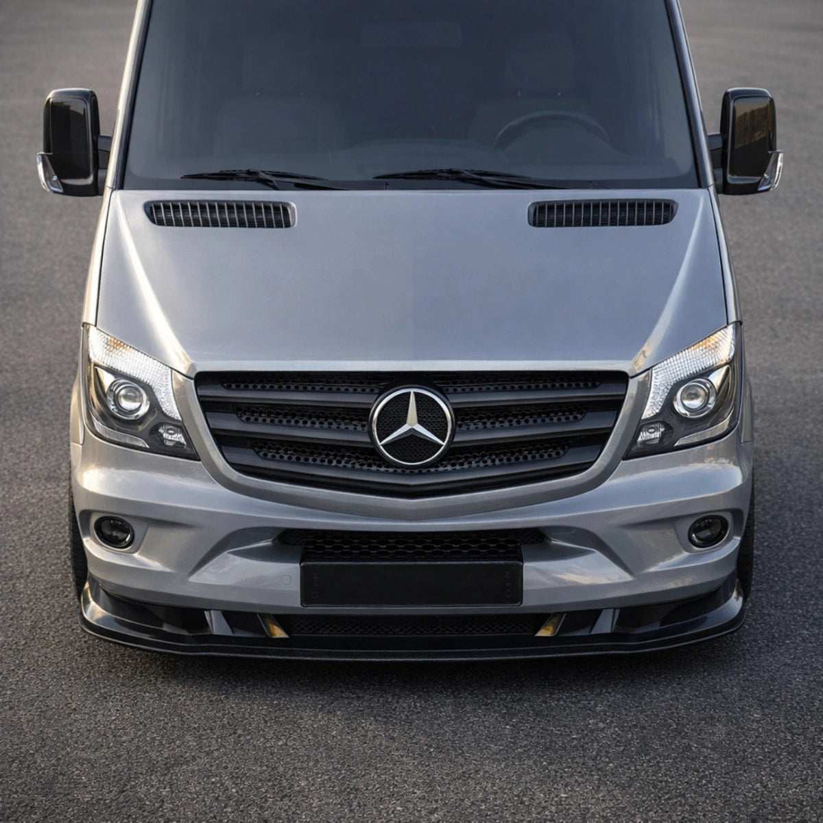 🔥ART.7684 SPLITTER ANTERIORE ADATTO PER MERCEDES SPRINTER W906 (2014-2018)🔥