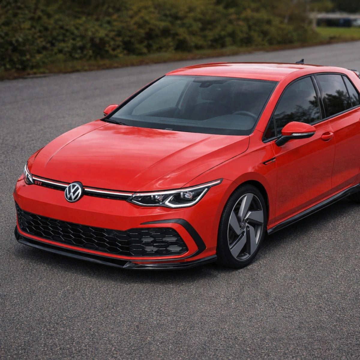 🔥ART.7713 SPLITTER ANTERIORE ADATTO PER VW GOLF Mk8 GTI-GTE-GTD-R-LINE V2🔥