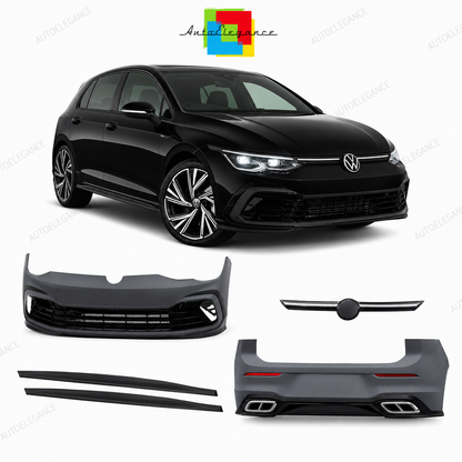 👉KIT CARROZZERIA COMPLETO VOLKSWAGEN VW GOLF 8 - LOOK R-LINE👈