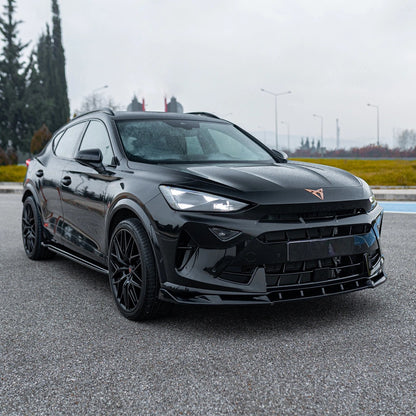 🔥ART.7715 SPLITTER ANTERIORE ADATTO PER CUPRA FORMENTOR FACELIFT V2 (2024+)🔥