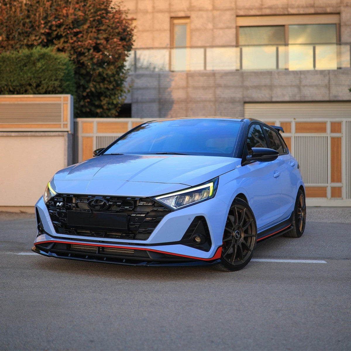 🔥ART.7718 SPLITTER ANTERIORE ADATTO PER HYUNDAI i20N (2020-2024)🔥