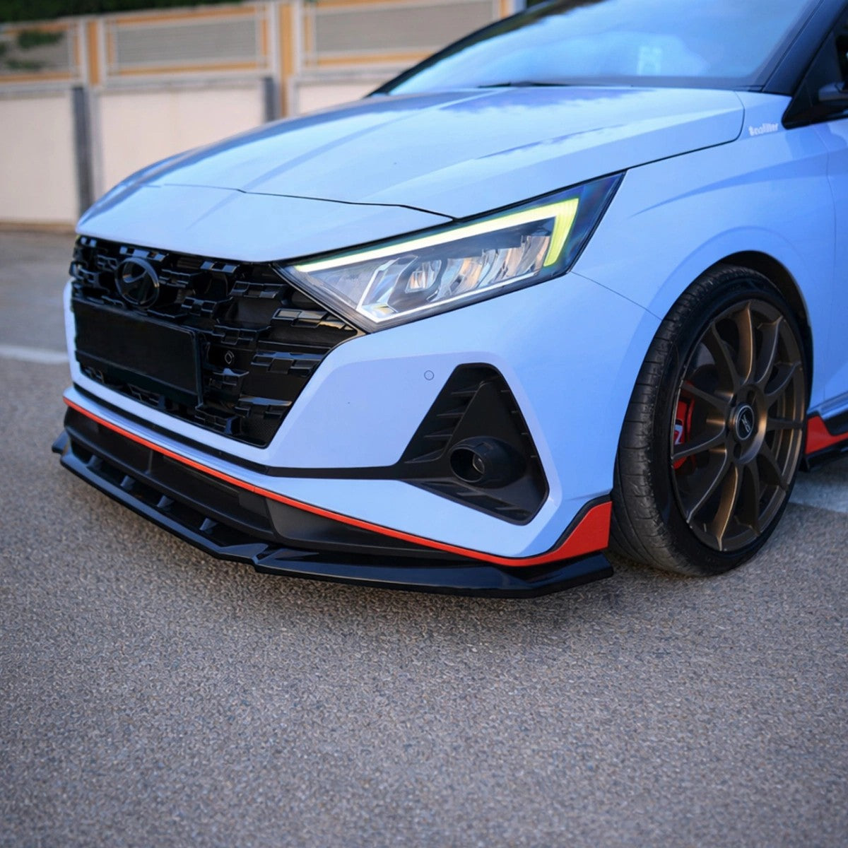 🔥ART.7718 SPLITTER ANTERIORE ADATTO PER HYUNDAI i20N (2020-2024)🔥