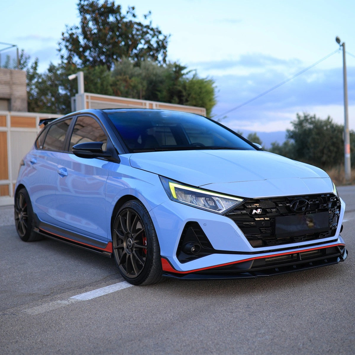🔥ART.7718 SPLITTER ANTERIORE ADATTO PER HYUNDAI i20N (2020-2024)🔥