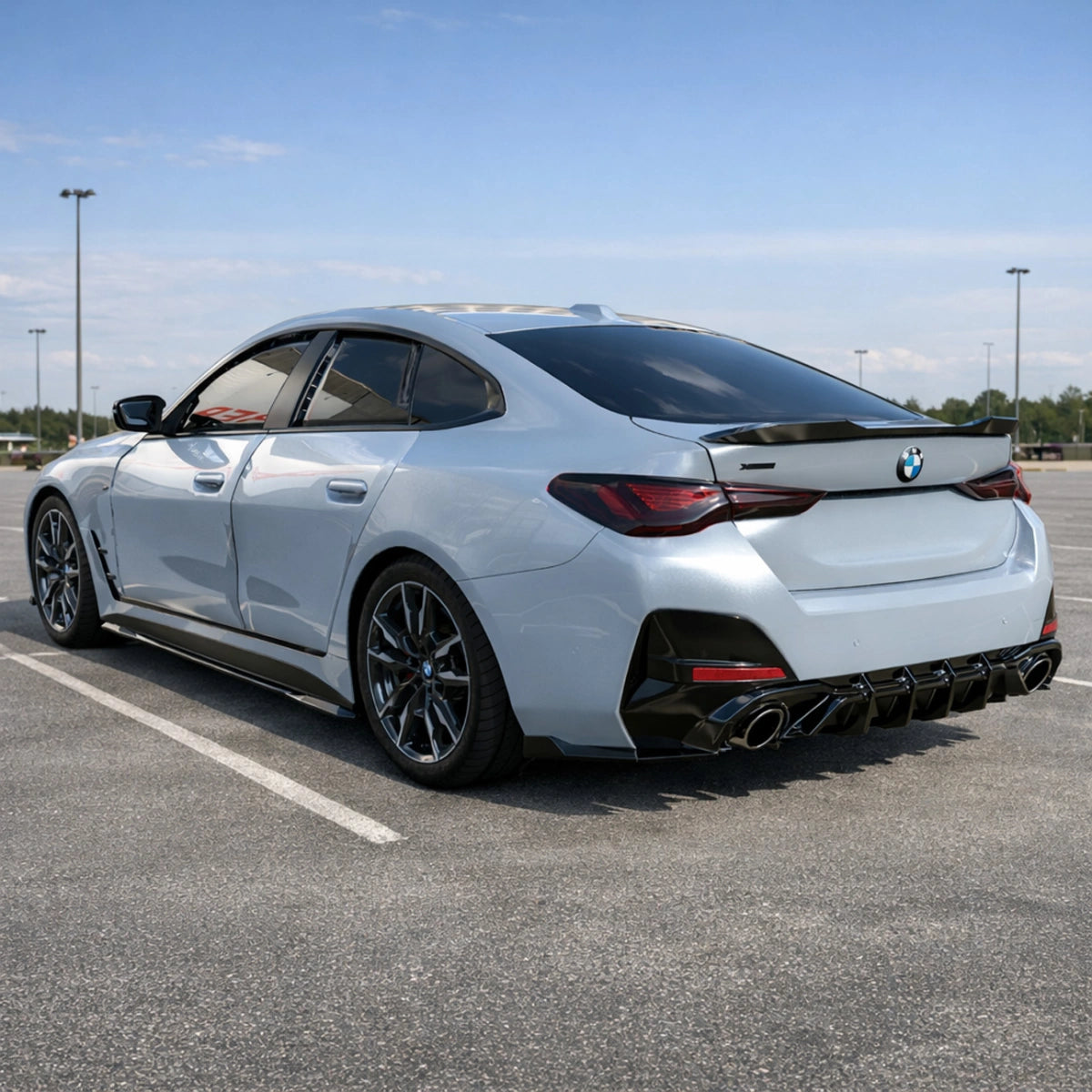🔥ART.7866  SPOILER POSTERIORE ADATTO PER BMW 4 SERIES G26 GRAN COUPE (2021+)🔥