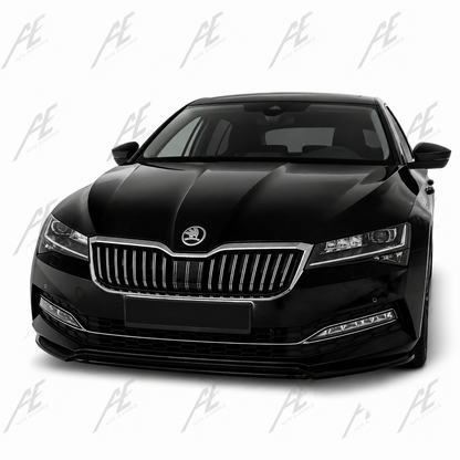 💕SPLITTER  Skoda Superb Mk3 FL 2019+  NERO  LUCIDO 💕