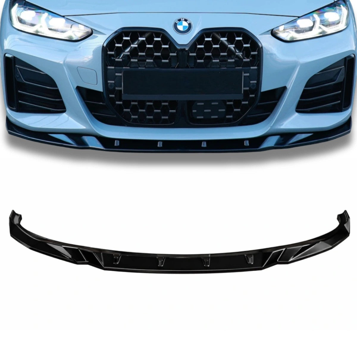 🔥ART.7700 SPLITTER ANTERIORE ADATTO PER BMW SERIE 4 G26 GRAN COUPE (2021+)🔥