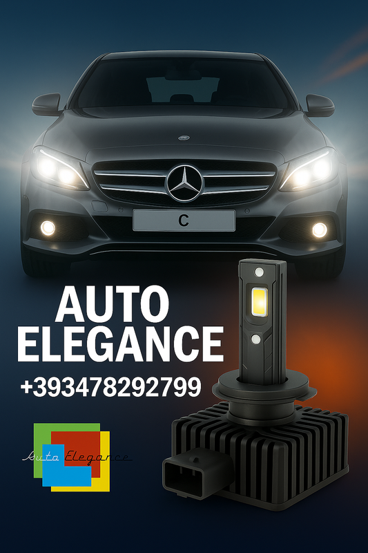 💕COPPIA LAMPADE D1S LED DA XENON A LED PER MERCEDES CLASSE C W204💕