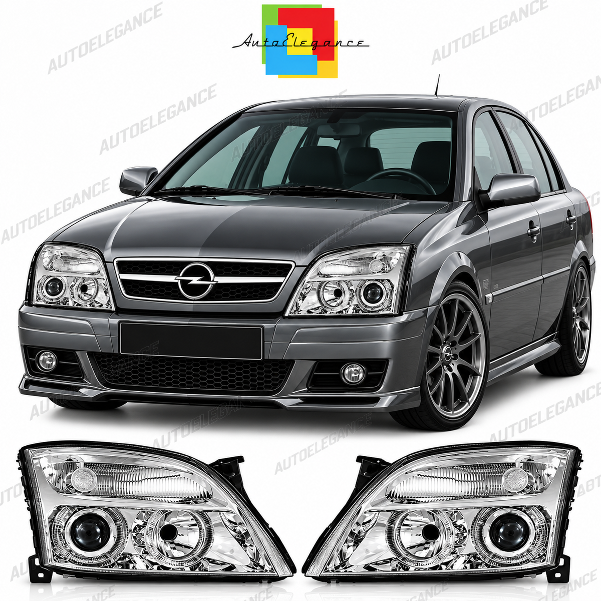 ART.6146 FARI  ANTERIORI ADATTO PER  OPEL VECTRA C 04.02-08.05 LED