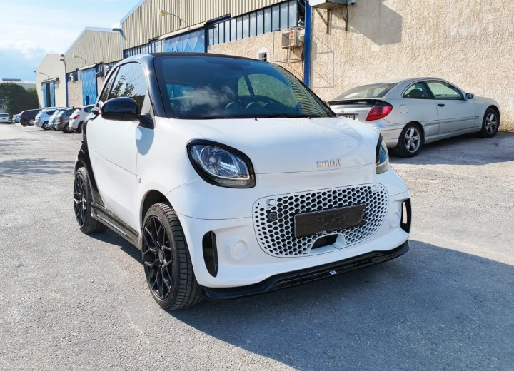 💕ART.9614 Splitter Anteriore Smart 453 EQ Fortwo NERO LUCIDO💕