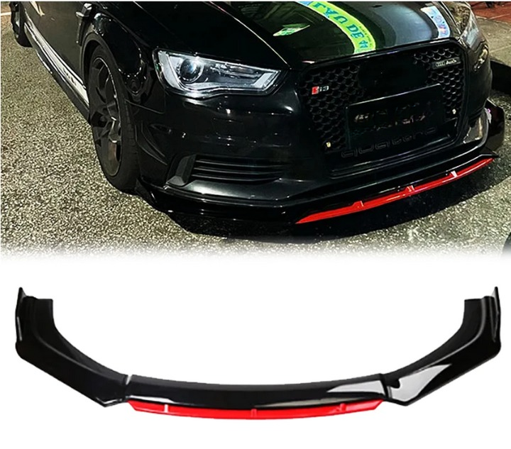 💕SPLITTER Audi A3 A4 A6 Q3 S3 S4 S6 B6 B7 B8 B8.5 NERO  LUCIDO💕