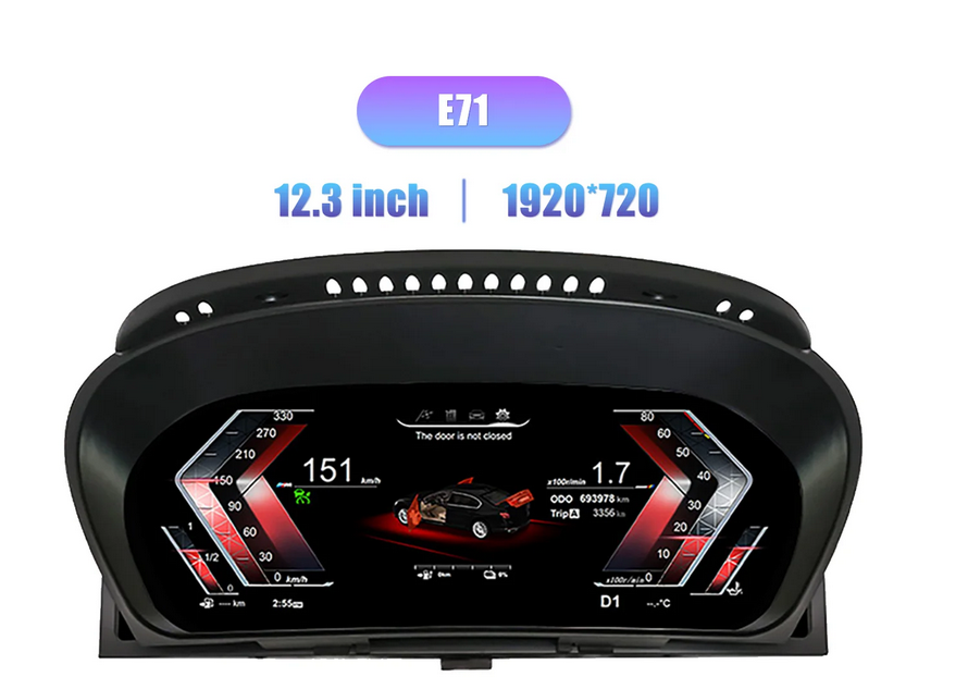 💕 COCKPIT CRUSCOTTO DIGITALE STRUMENTI BMW X5 X6 E70 E71 2006-2013💕