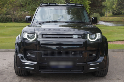 💕SPOILER ANTERIORI CON LED  LAND ROVER  DEFENDER 110 L663 NERO  LUCIDO 2020+ 💕