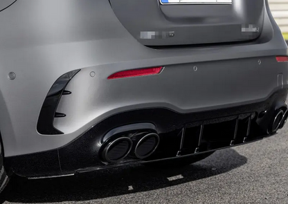 💕ART. 0363 COPPIA FLAP POSTERIORI MERCEDES CLASSE A W177 AMG  NERO  LUCIDO💕