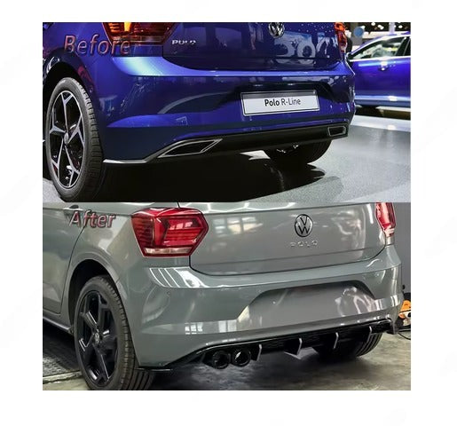 💕DIFFUSORI  VW POLO 8 AW R-line 2017-2021 Pre-Facelift 4-Door💕