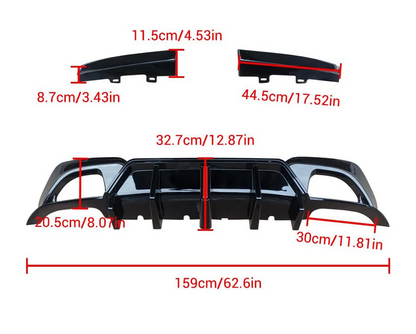 💕ART.7994 DIFFUSORI  BMW G20 3 Series 330i M340i M Sport 2019-2022💕