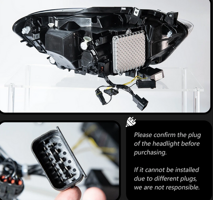 💕 COPPIA FARI FULL FULL LED ADATTI BMW SERIE 2 F20  15-18 PER ALOGENI 💕
