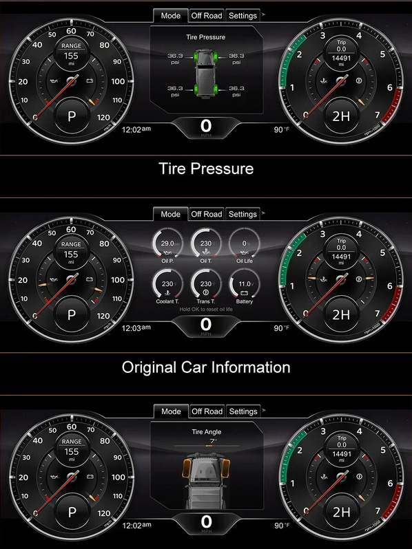 💕 VIRTUAL COCKPIT  JEEP  Wrangler JK 2007-2010 💕