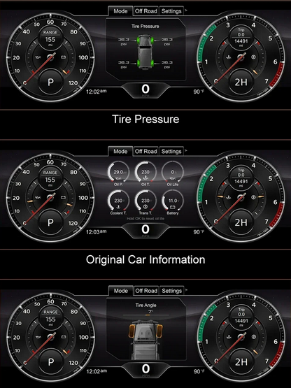 💕 VIRTUAL COCKPIT  JEEP  Wrangler JK 2007-2010 💕