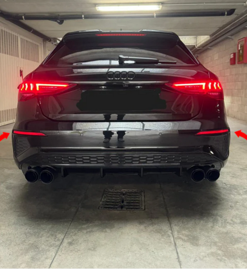 💕PARAURTI POSTERIORE + DIFFUSORI  ADATTO PER AUDI A3 8Y 💕