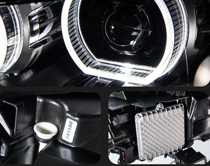 💕 COPPIA FARI FULL FULL LED ADATTI BMW SERIE 2 F20  15-18 PER ALOGENI 💕
