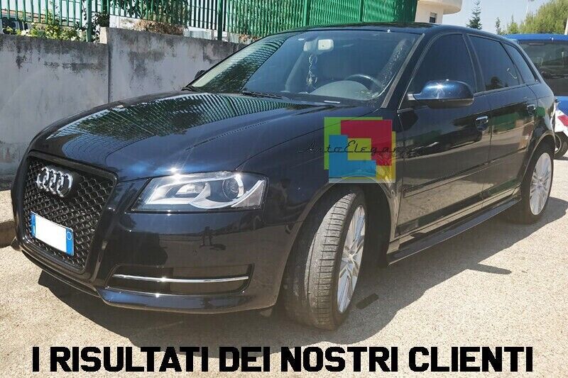COPPIA MINIGONNE SOLO PER AUDI A3 8P 2004-2012 5 PORTE SPORTBACK LOOK RS3 0603 AUTOELEGANCERICAMBI