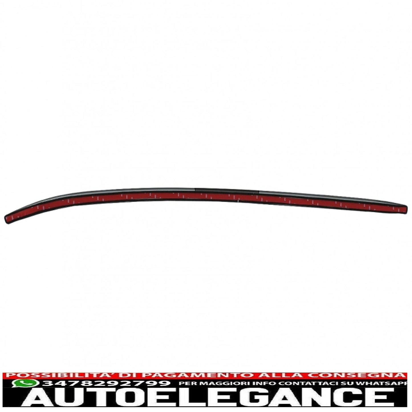 Decorative Roof Rails Suitable for BMW X6 F16 (2015-2019) Piano Black 