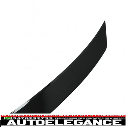trunk spoiler suitable for mercedes c class w204 (2007-2014) piano black