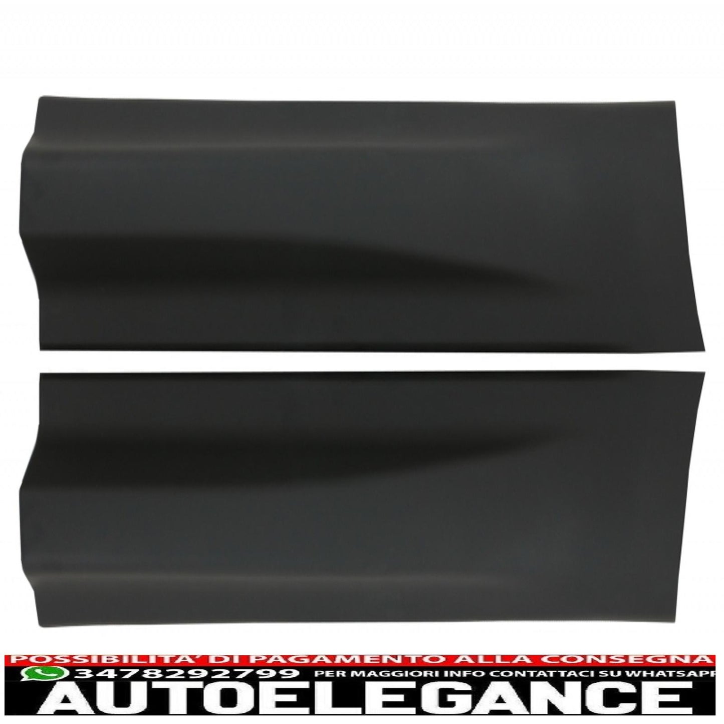 Front and rear door lower mouldings and front lower fender mouldings suitable for Land Rover Sport L494 (2013-up) Black