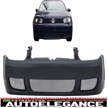 paraurti anteriore adatto per vw golf iv 4 mk4 (1997-2004) look r32