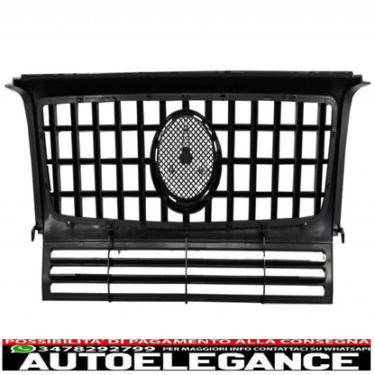 body kit suitable for mercedes g-class w463 (2005-2012) with panamericana design gt-r grille bi-xenon led headlights 