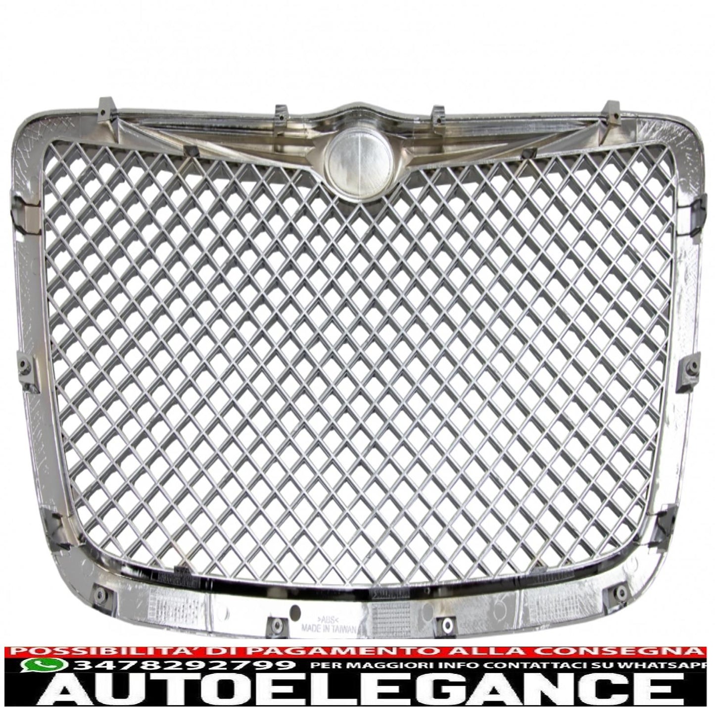 griglia anteriore adatta per chrysler 300c berlina avant (2004-2010) bentley look edizione cromata