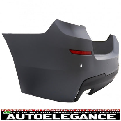 paraurti anteriore senza fendinebbia con paraurti posteriore adatto per bmw serie 5 f11 touring (2011-2014) design m-technik