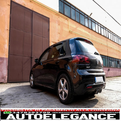 Rear bumper suitable for vw golf vi (2008 onwards) design r20 