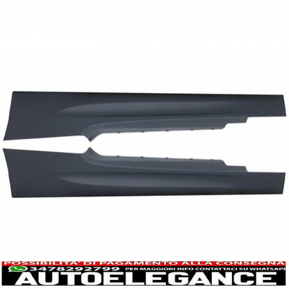 Complete body kit with piano black exhaust tips suitable for bmw 3 series e92 coupe e93 cabrio non-lci (2006-2009) m3 design