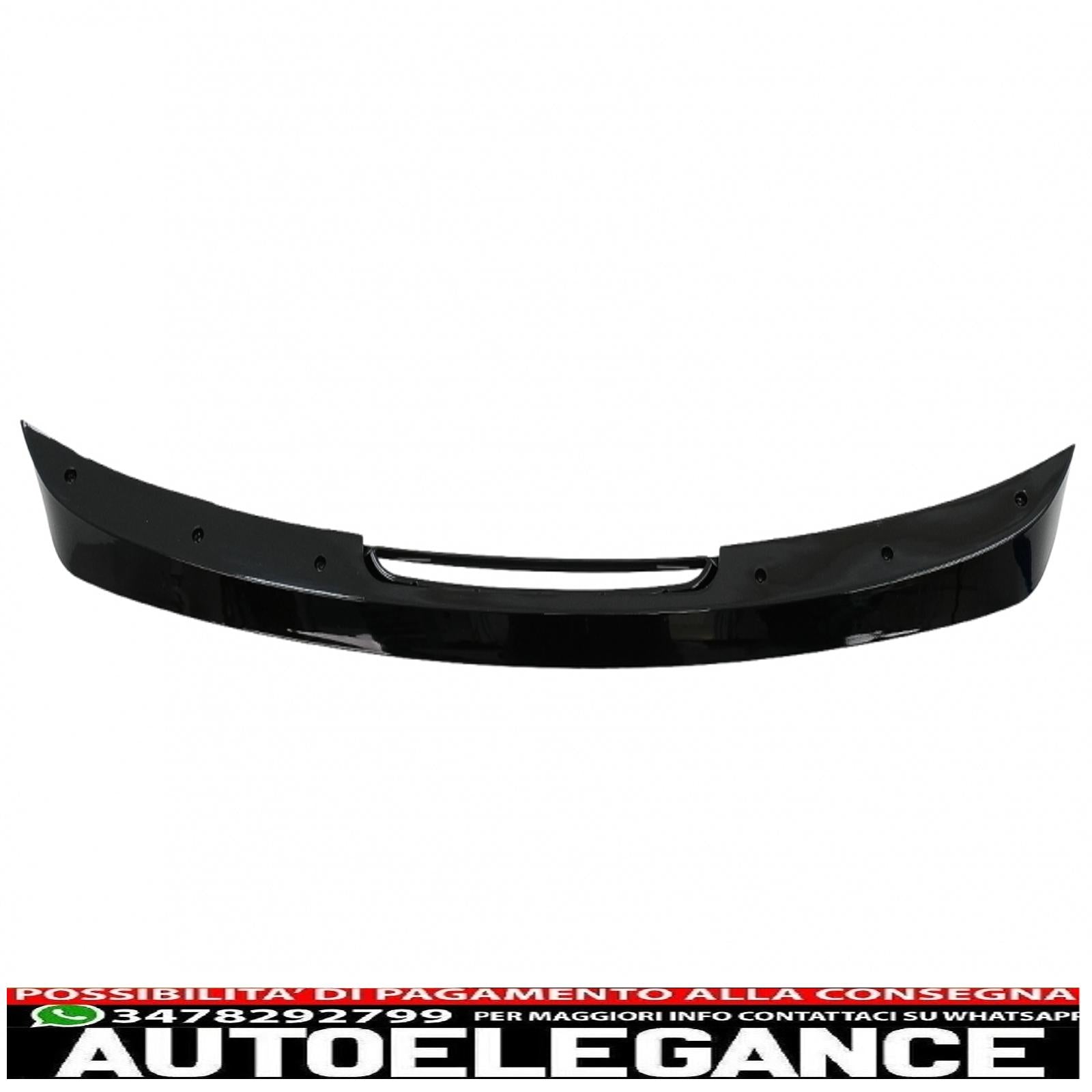 alettone spoiler aggiuntivo sul tetto adatto per vw polo 6r 6c (2009-2017) pianoforte nero AUTOELEGANCERICAMBI