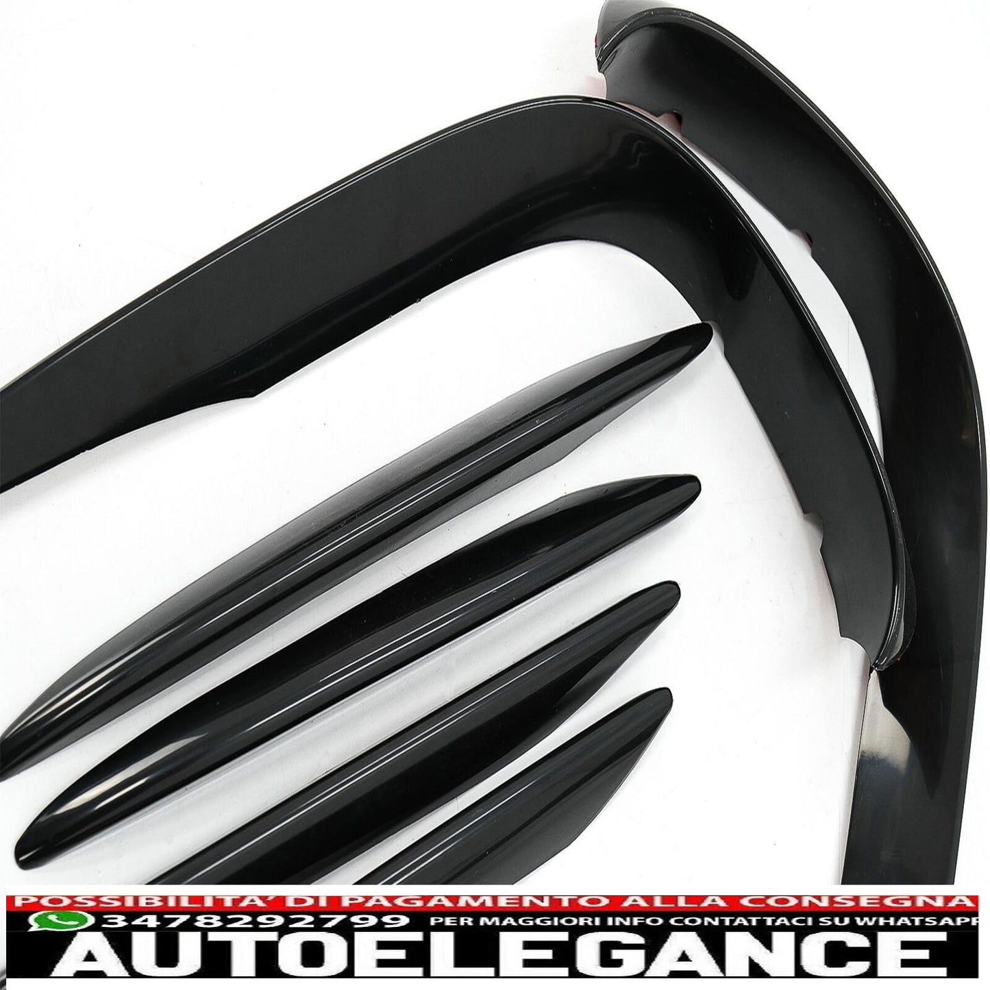 Splitter Fins for Mercedes W213 S213 C238 A238 Sport Line E53 16-20